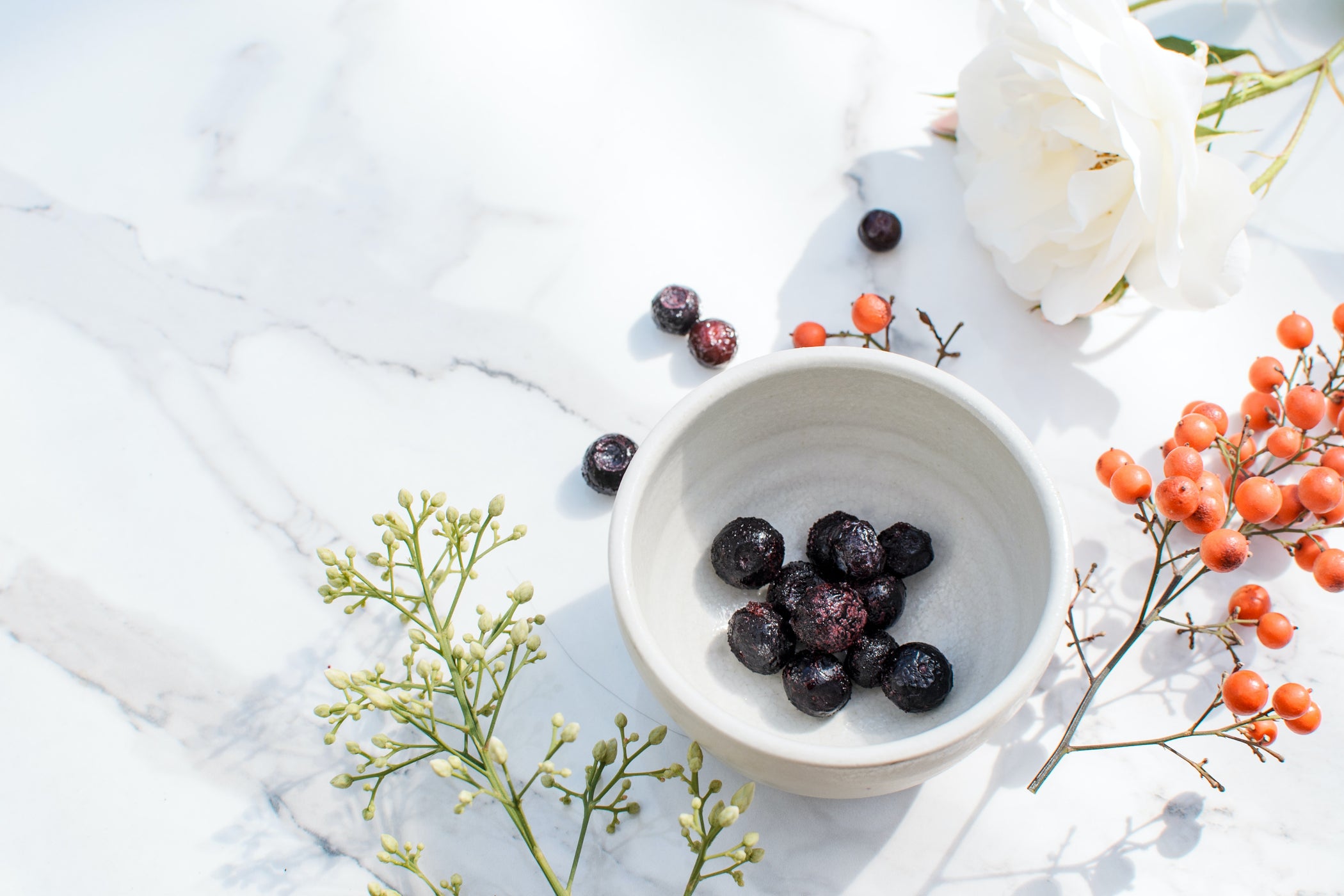 Comparison between Açai Berry and Blueberries Revibed Drinks