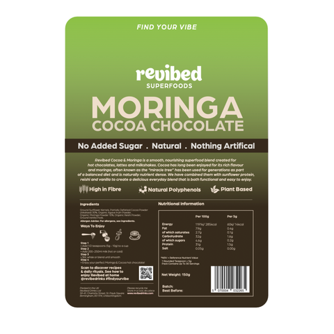 Cocoa and Moringa (150g)