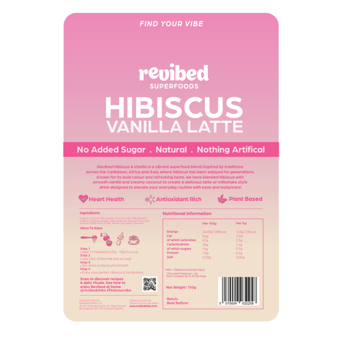 Hibiscus and Vanilla (150g)